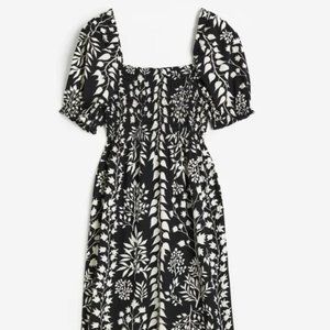 NWT H&M Smocked Jersey Dress